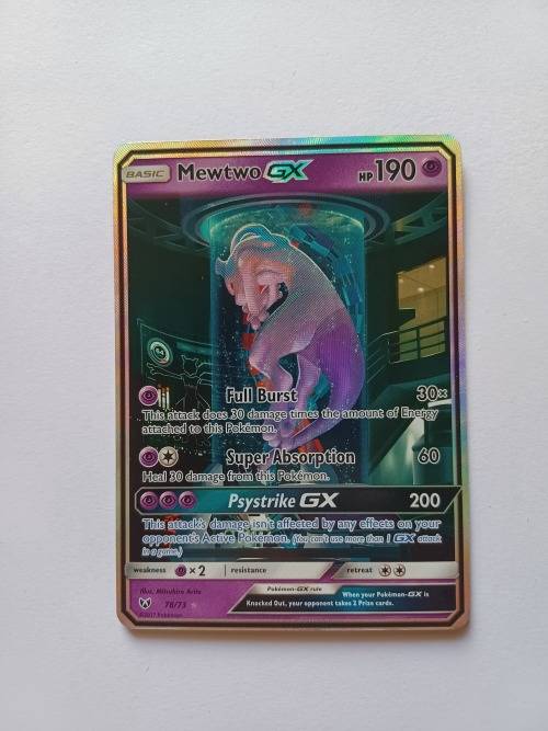 Pokémon Card Mewtwo GX - Shining Legends 78/73 (Secret Rare)