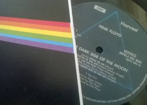 DARK SIDE OF THE MOON, PINK FLOYD. 1973 LP RECORD. 12" Vinyl.