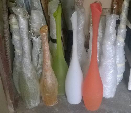High-end Italian Light Pendants, chandeliers. Hand blown, decorative items.