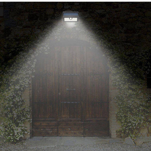 Black 20LED Solar Powerd Motion Sensor Light Outdoor Wall/Garden Outside Lamp