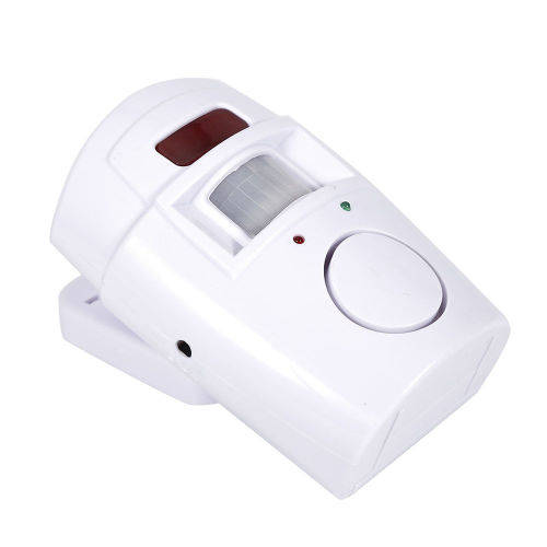 105dB Motion Sensor Detector Alarm Wireless IR Remote Control Security Device BE
