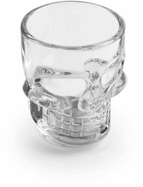 6 Skull Head Shot Glasses Glass Cup Crystal Whisky Vodka cup wine tequila jello
