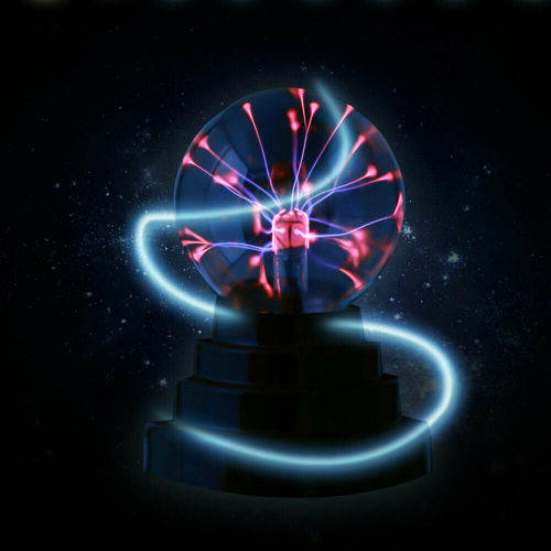 USB Plasma Ball Sphere Light Magic Crystal Lamp Desktop Globe Laptop Decor UK