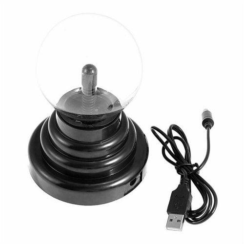 USB Plasma Ball Sphere Light Magic Crystal Lamp Desktop Globe Laptop Decor UK
