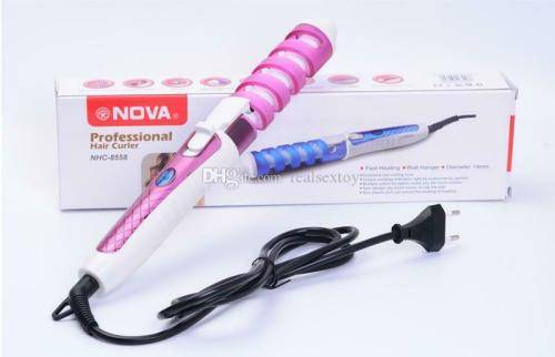 Nova Electric Magic Hair Styler Spiral Hair Curler Roller Curling Iron Wand
