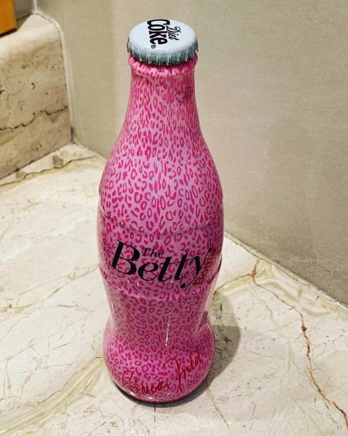 Limited Edition Shrink Wrapped Diet Coke Bottle - Betty Bottle - Ugly Betty - Coca-Cola