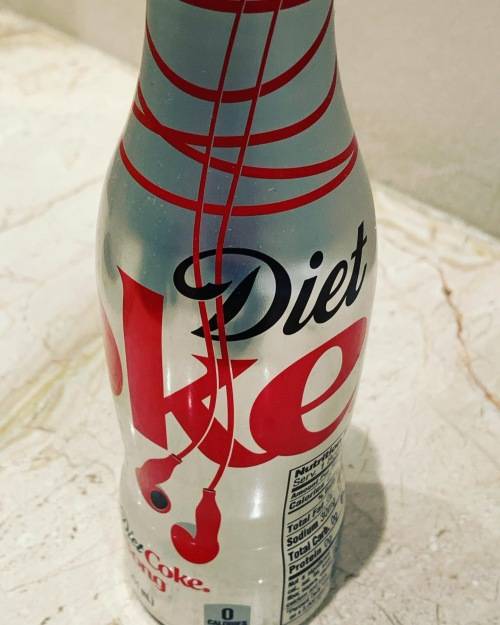 Collectible Aluminium Diet Coke Bottle - Share A Diet Coke and A Song - Coca-Cola