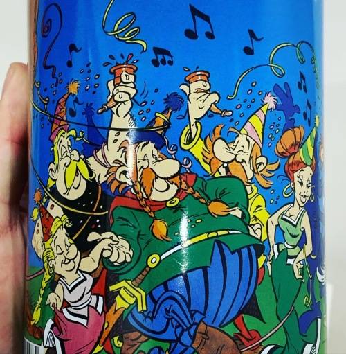 Collectable Cookie Tin / Asterix & Obelix - Awesome Decal - 2001