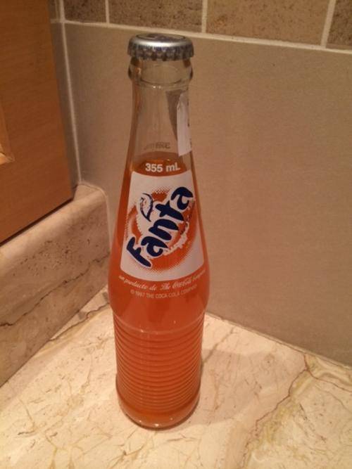 Collectable Glass Bottle - Fanta 355ml - Mexico - Sealed/Full