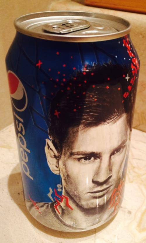 330ml Pepsi Cola can - (Football Players) - Messi