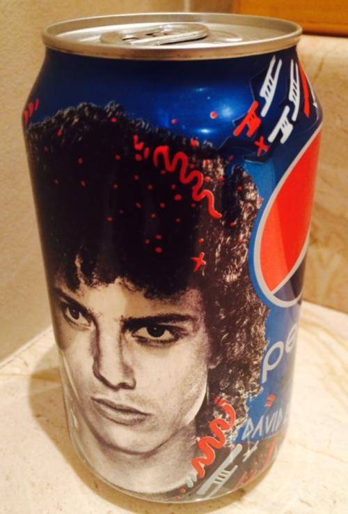 330ml Pepsi Cola can - (Football Players) - David Luiz