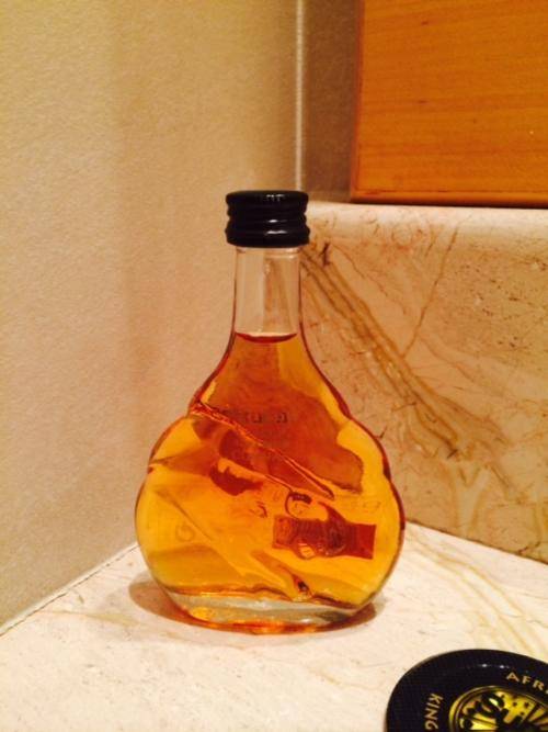 Collectible Miniature Bottle - MEUKOW VSOP Superior Cognac - 50ml Glass