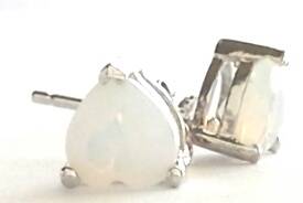Spectacular  1.35cts Opalite Stud Earrings
