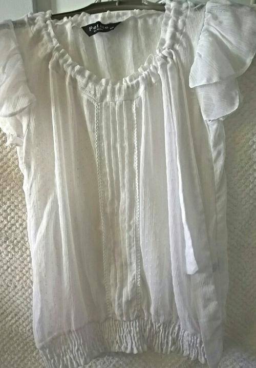 Size 8/P White Top Kelso Career from Edgars