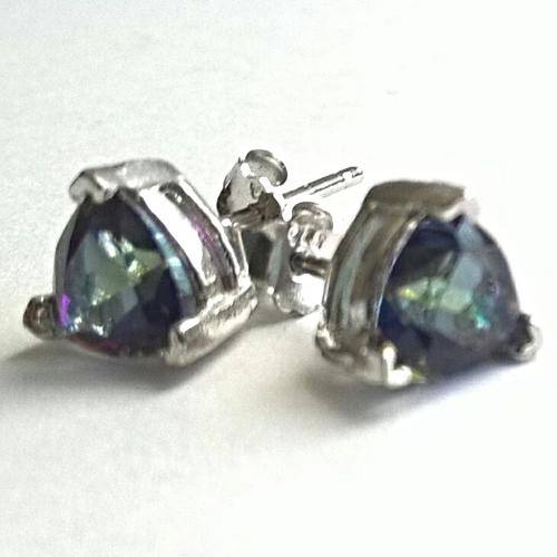 Pretty Mystic Topaz Earrings 1.95cts (REDUCED/FREE Shipping)