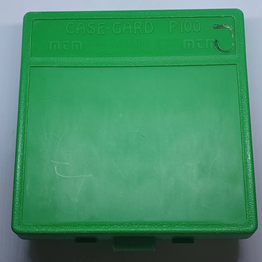 MTM AMMO BOX 100 for 45/ 44 MAG - green
