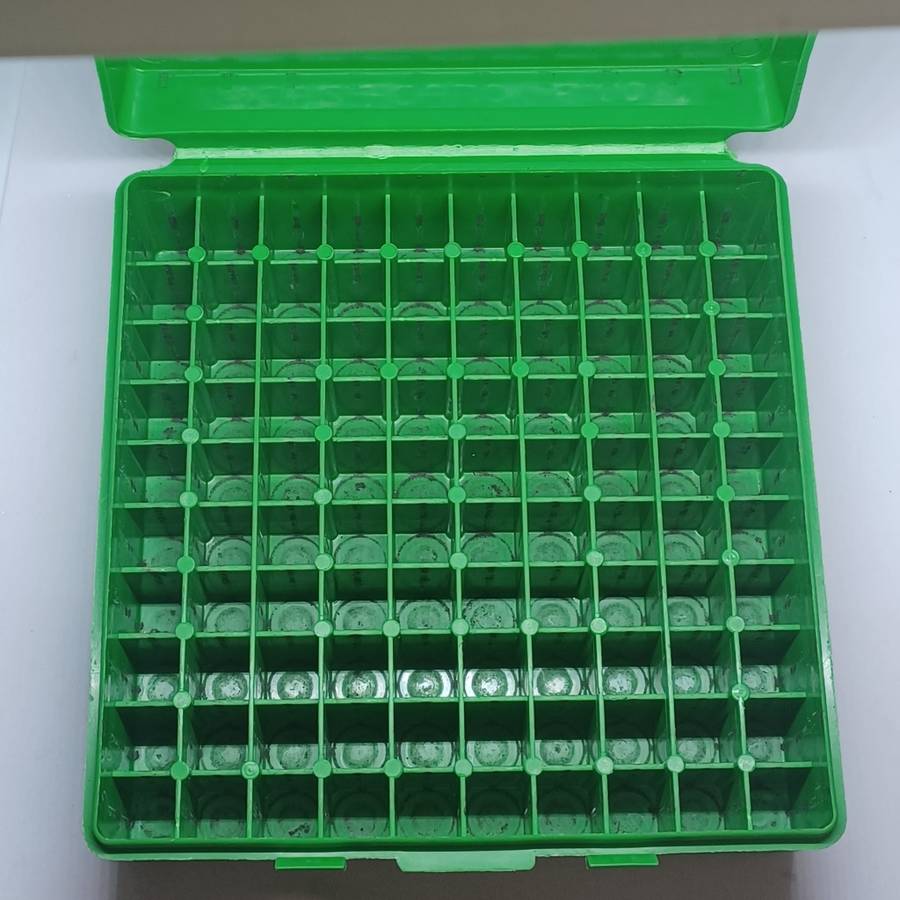 MTM AMMO BOX 100 for 45/ 44 MAG - green