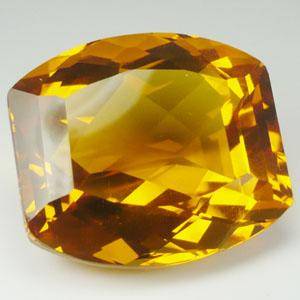 Stock Clearance Sale!!29.08CT Cushion Cut AAA Hot Orange Yellow Madeira Citrine
