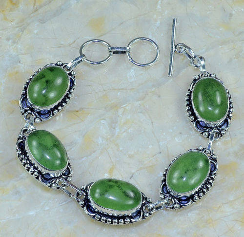 BEAUTIFUL GREEN AGATE BRACELET