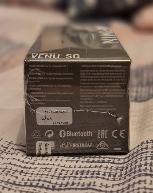 Sealed Garmin Venu Sq Multisport GPS Smart Watch  Model 010-02427-10