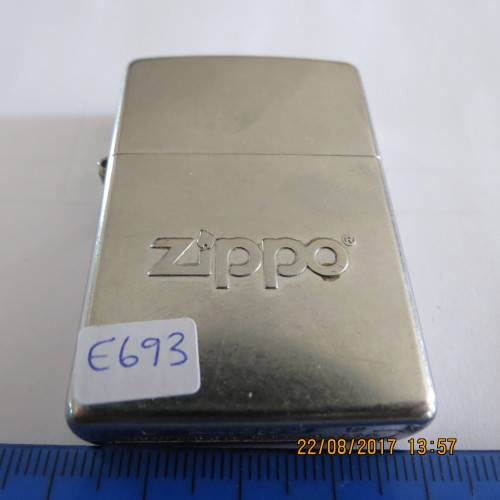 Stainless Steel Zippo lighter, as per photo