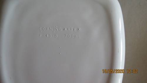 Corning Ware Le Persil 700ml P-43B,  3 bowls, as per photo