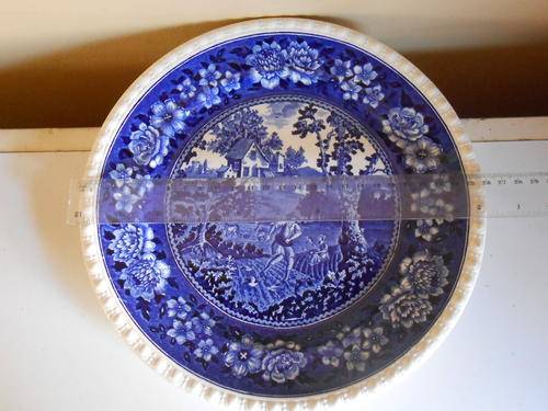German villeroy&Boch, Merrick, made in France- Saar, Economic Union, Rusticona,dinner plate