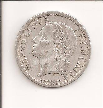 France, 5 Francs, 1945, as per scan