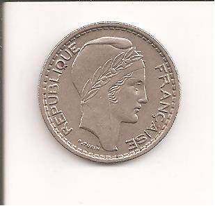 France, 10 Francs, 1949, B mint mark, EF, as per scan