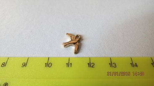 gold bird charm,as per photo
