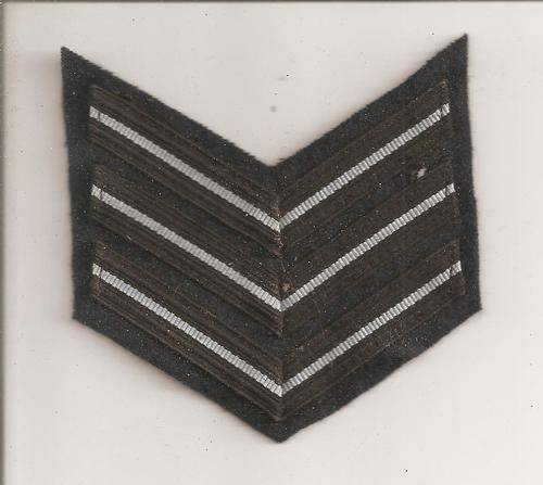 Air Force Sergeant Stripes, as per scan