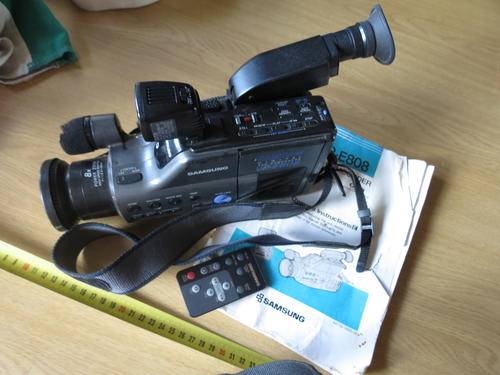 Samsung video camera, 8mm Camcorder, as per photo