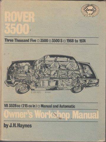 Rover 3500 Owner's Workshop Manual