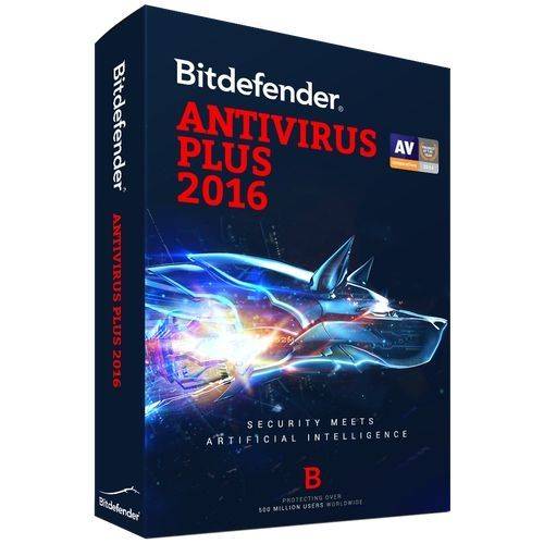 BITDEFENDER ANTIVIRUS 2016 - 3 USER DVD