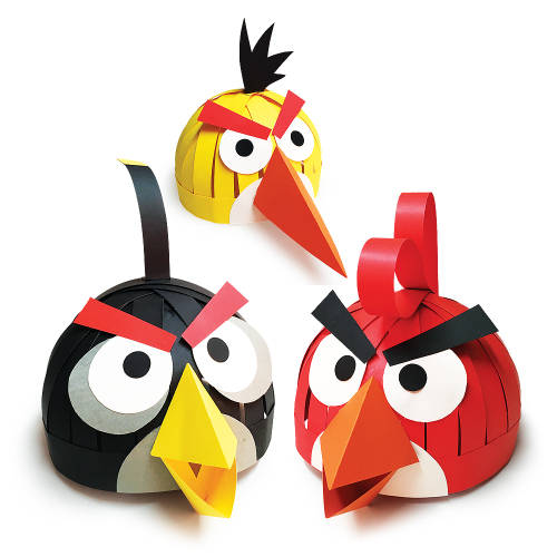 Jumboo Toys DIY 3D Hungry Birds Hats Kids Craft Project Kit