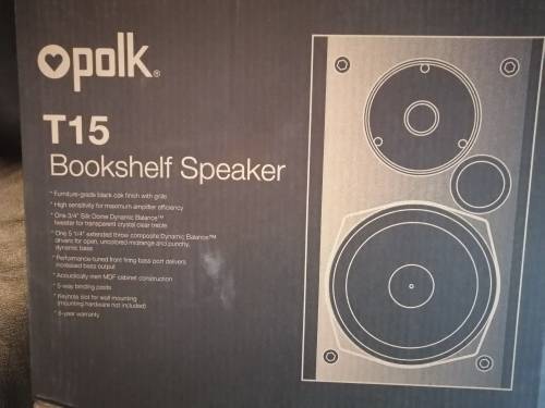 POLK T15 BOOKSHELF (PAIR)