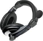 Headset + Mic with Leather Cups