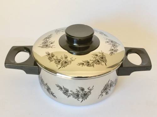 New, Retro 1L Stainless Steel Pot