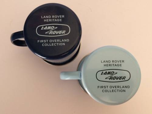 Set of 2 Land Rover Enamel Heritage Mugs