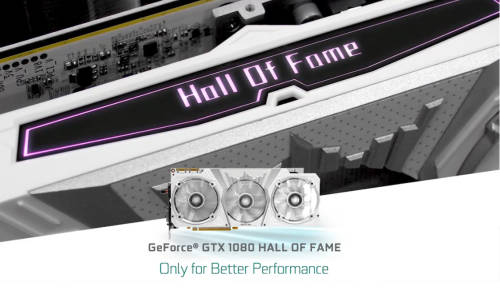 GALAX GeForce® GTX 1080-8GBHOF - Hall of Fame (Please read description)
