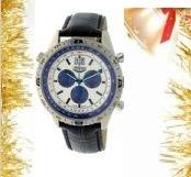 **ENDS TODAY 17H00** ADRIATICA,  Aviator Pilot Slide Ruler Chronograph Big Date Watch A8172.52B3CH