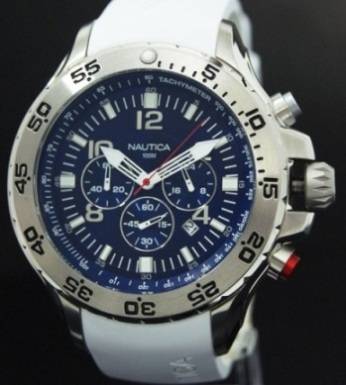 **Beyond Beautifull**NAUTICA S.W.A.T BLUE GHOST 12/24 TACHYCHRONO 330f WATCH