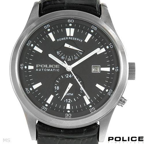 **Italian Styling**POLICE "Escape" Date Automatic Power Reserve Watch PL-10287JS/02A