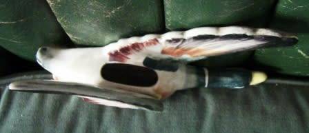 VINTAGE 1950/60S SET OF THREE FLYING DUCKS WALLSCONES/POSY VASES