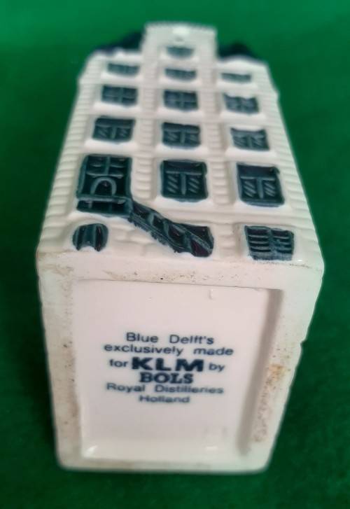 BLUE DELFT KLM BY BOLS MINIATURE HOUSE NO 14