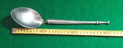 LARGE CARROL BOYES SERVING SPOON