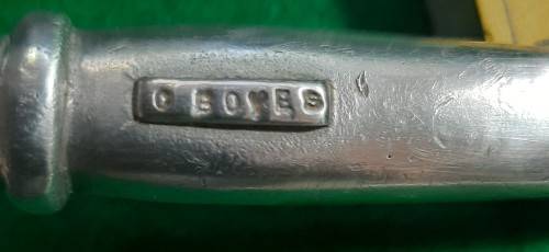 LARGE CARROL BOYES SERVING SPOON