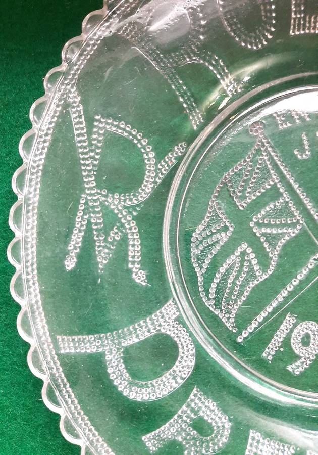 ANTIQUE VICTORIAN LORD ROBERTS ANGLO BOER WAR GLASS PLATE