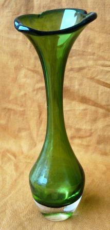 VINTAGE MID CENTURY MODERN DESIGN 1960S ASEDA SWEDISH TRUMPET VASE