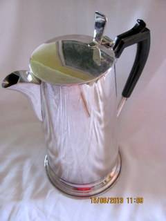 Silver Plated 'Seranco' E.P.N.S. B. M. Mount Hot Water Jug.